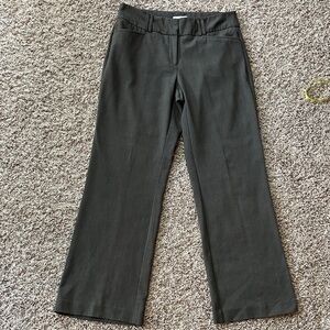 Classic Taupe Straight Leg Women's Pants